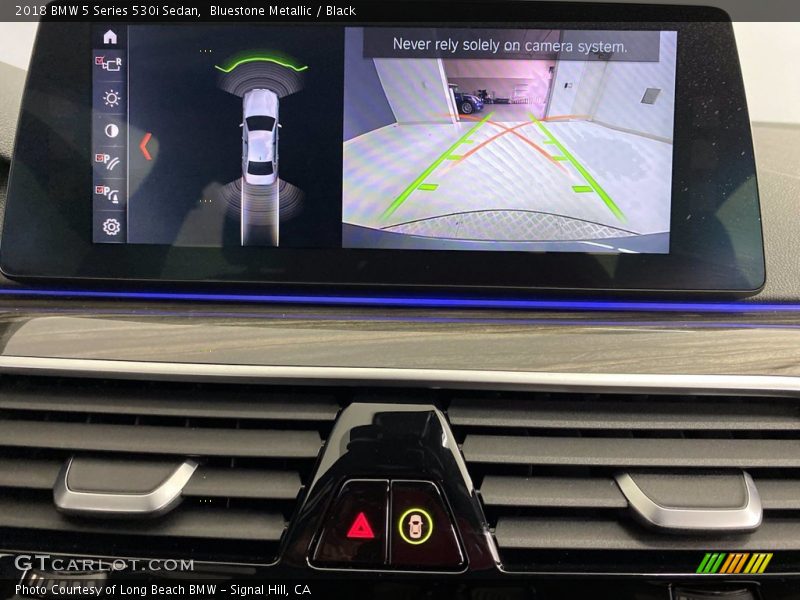 Bluestone Metallic / Black 2018 BMW 5 Series 530i Sedan