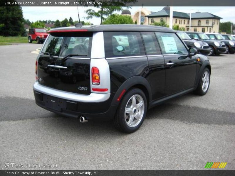 Midnight Black / Black/Grey 2009 Mini Cooper Clubman