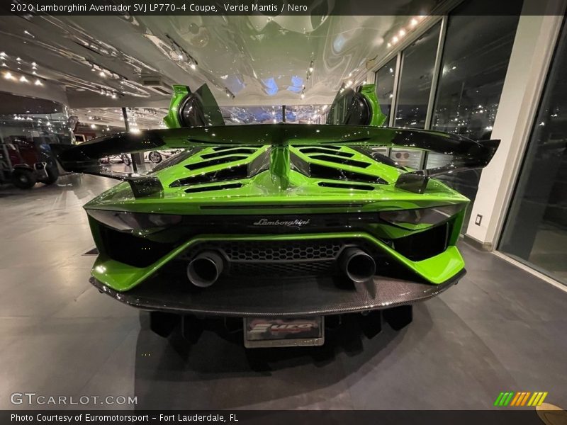 Exhaust of 2020 Aventador SVJ LP770-4 Coupe