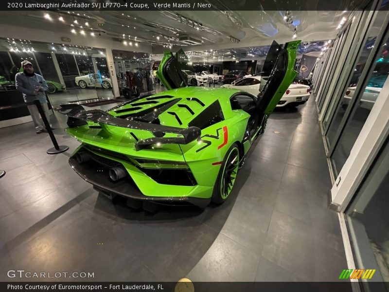 Verde Mantis / Nero 2020 Lamborghini Aventador SVJ LP770-4 Coupe