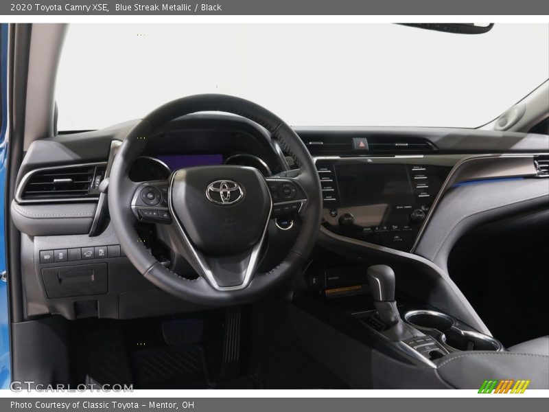 Blue Streak Metallic / Black 2020 Toyota Camry XSE