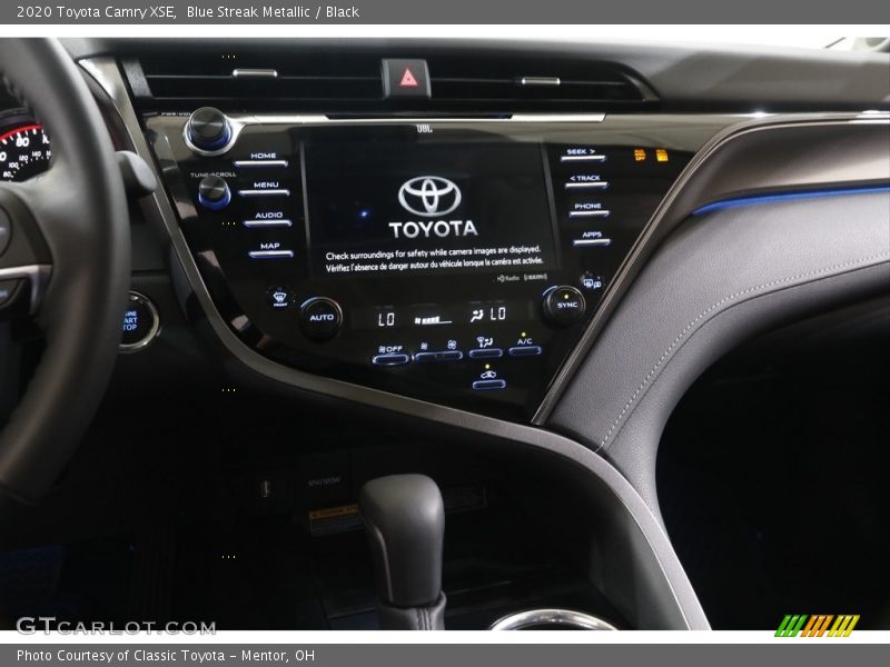 Blue Streak Metallic / Black 2020 Toyota Camry XSE