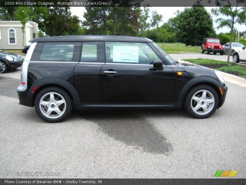 Midnight Black / Black/Grey 2009 Mini Cooper Clubman