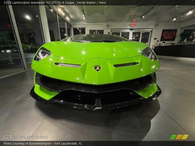 Verde Mantis / Nero 2020 Lamborghini Aventador SVJ LP770-4 Coupe