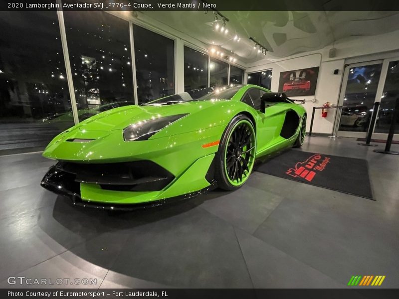 Verde Mantis / Nero 2020 Lamborghini Aventador SVJ LP770-4 Coupe