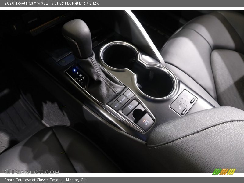 Blue Streak Metallic / Black 2020 Toyota Camry XSE