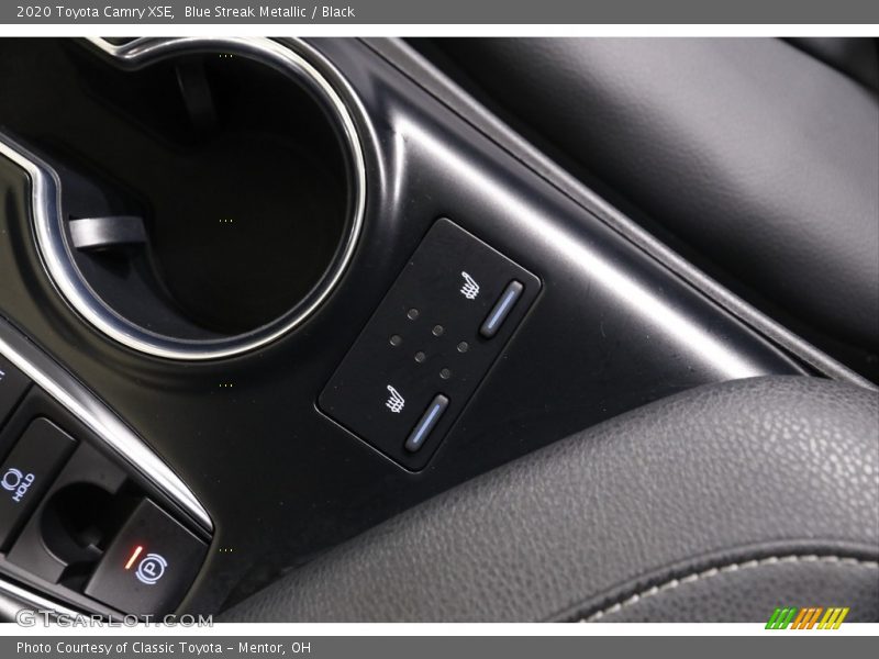 Blue Streak Metallic / Black 2020 Toyota Camry XSE