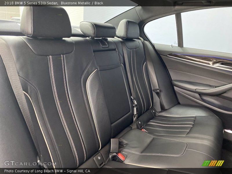 Bluestone Metallic / Black 2018 BMW 5 Series 530i Sedan