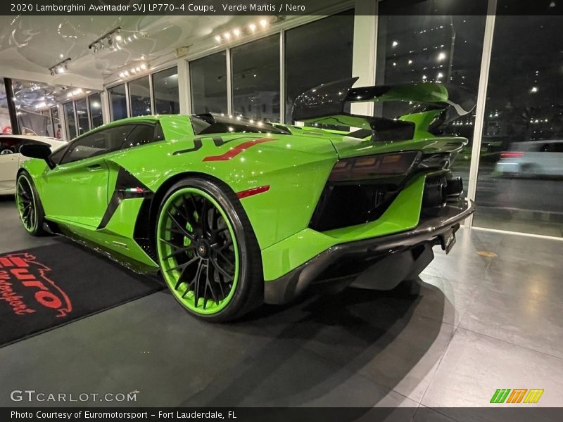 Verde Mantis / Nero 2020 Lamborghini Aventador SVJ LP770-4 Coupe