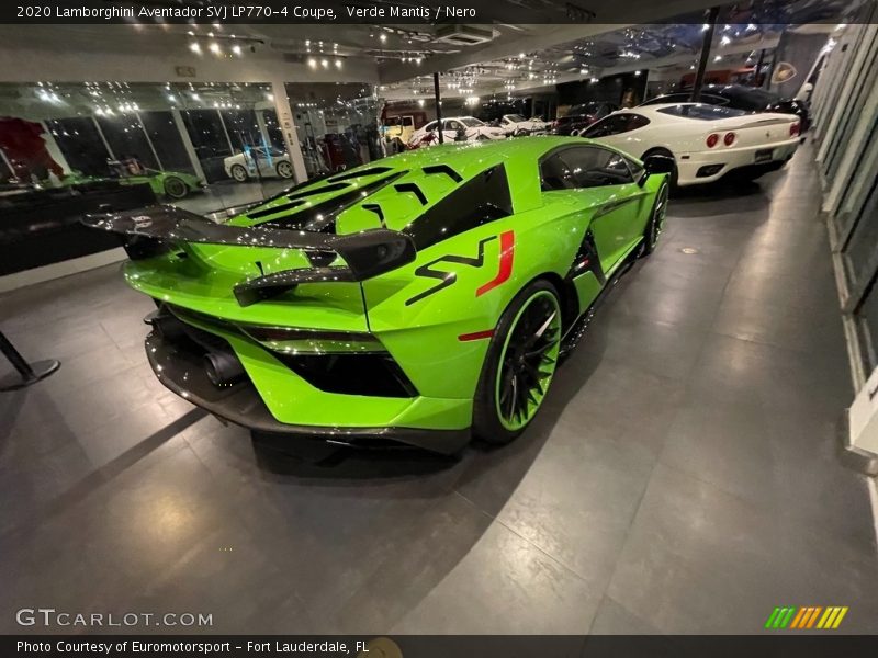 Verde Mantis / Nero 2020 Lamborghini Aventador SVJ LP770-4 Coupe