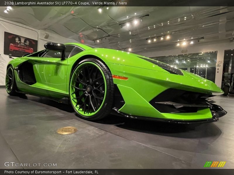 Verde Mantis / Nero 2020 Lamborghini Aventador SVJ LP770-4 Coupe