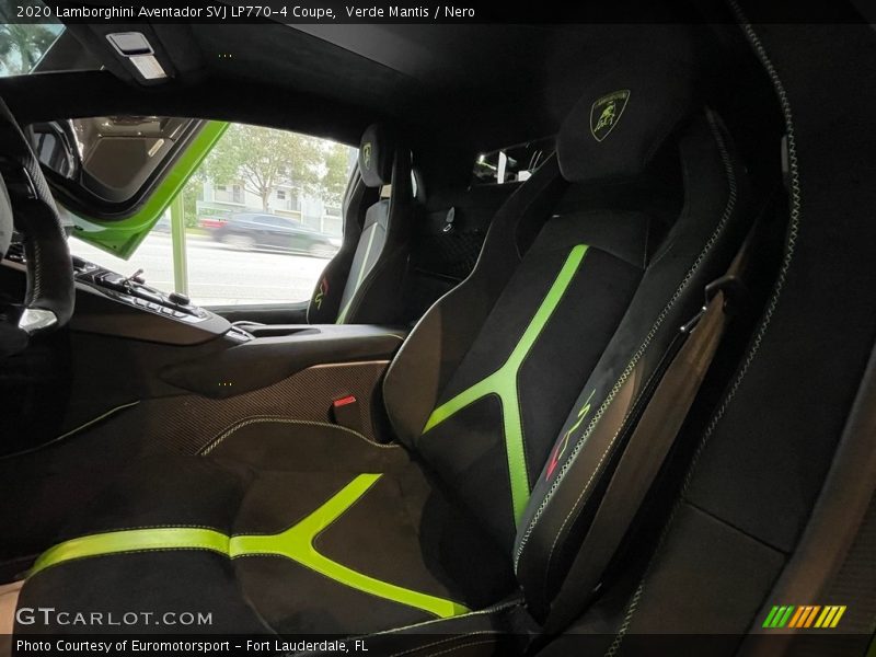 Verde Mantis / Nero 2020 Lamborghini Aventador SVJ LP770-4 Coupe