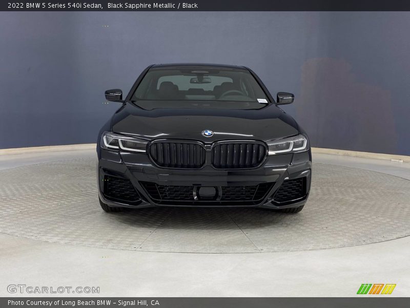 Black Sapphire Metallic / Black 2022 BMW 5 Series 540i Sedan