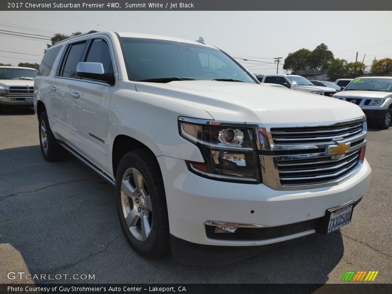 Summit White / Jet Black 2017 Chevrolet Suburban Premier 4WD