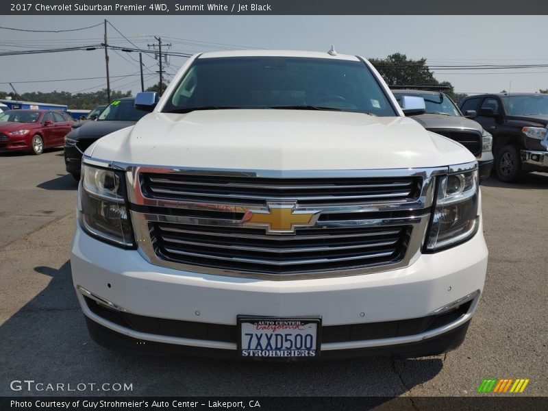 Summit White / Jet Black 2017 Chevrolet Suburban Premier 4WD