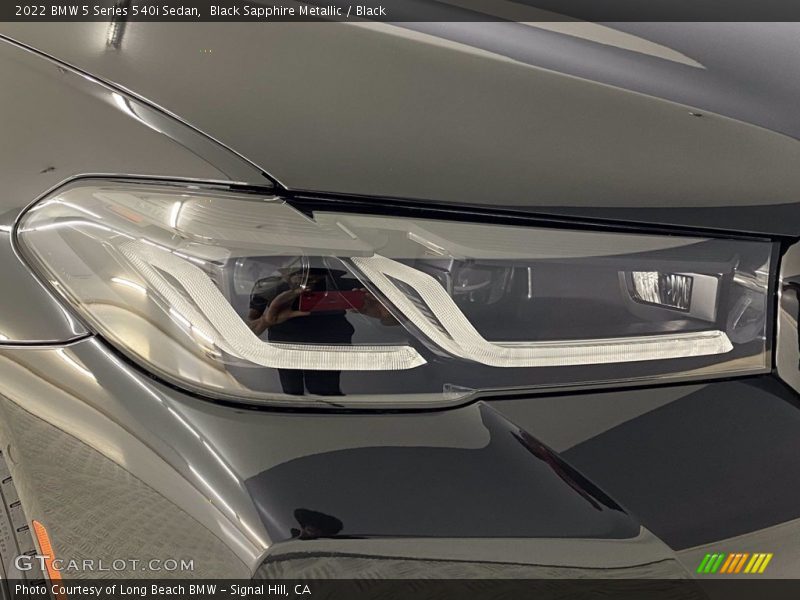 Black Sapphire Metallic / Black 2022 BMW 5 Series 540i Sedan