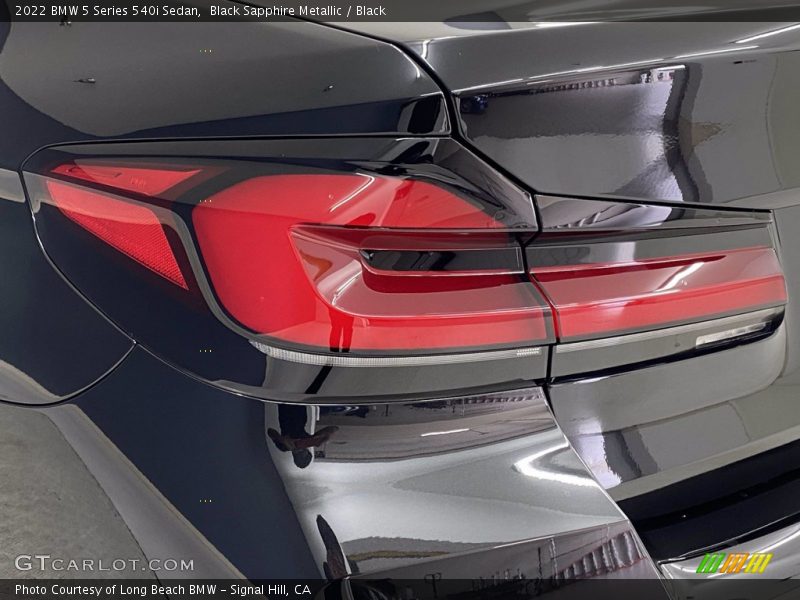 Black Sapphire Metallic / Black 2022 BMW 5 Series 540i Sedan