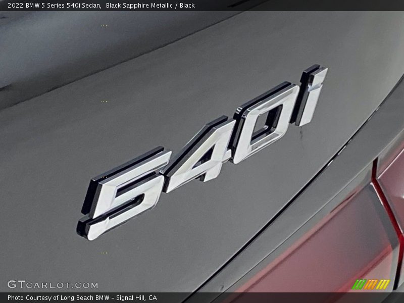 Black Sapphire Metallic / Black 2022 BMW 5 Series 540i Sedan