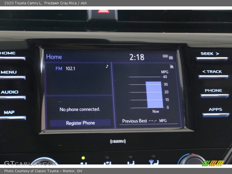 Predawn Gray Mica / Ash 2020 Toyota Camry L