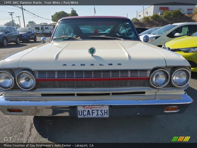 Frost White / Red/White 1965 AMC Rambler Marlin