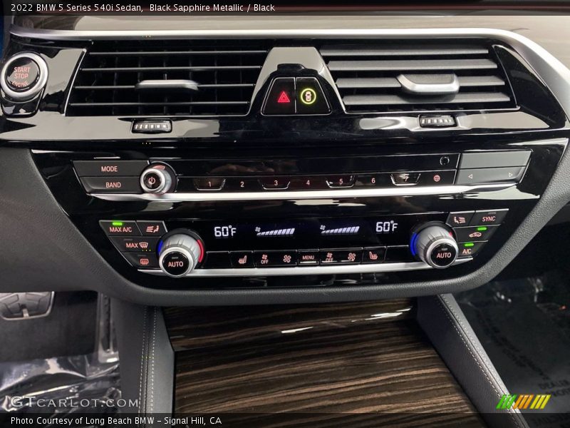 Black Sapphire Metallic / Black 2022 BMW 5 Series 540i Sedan