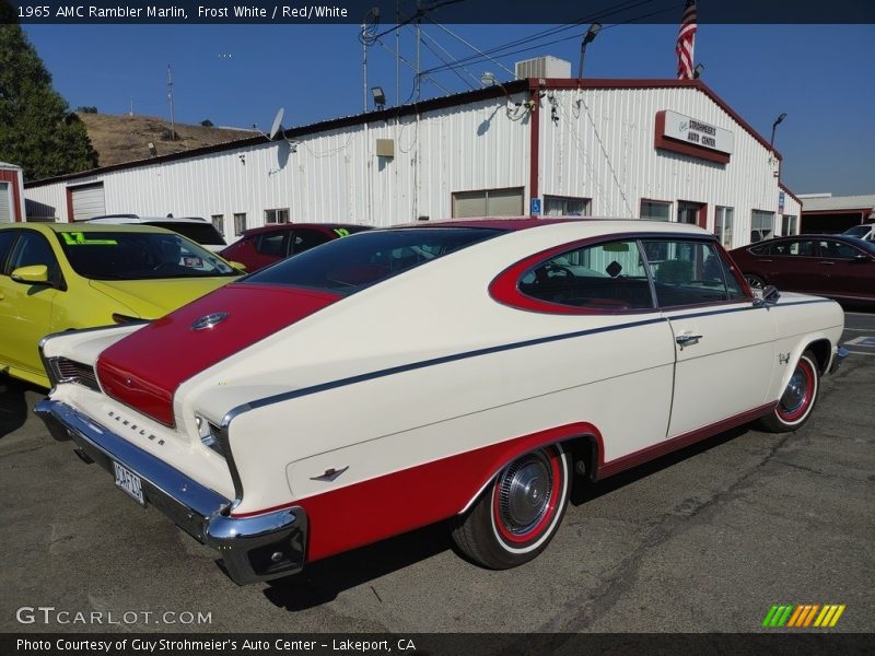 Frost White / Red/White 1965 AMC Rambler Marlin