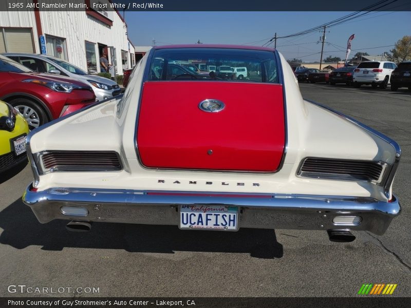 Frost White / Red/White 1965 AMC Rambler Marlin
