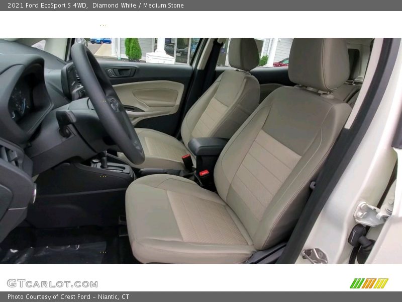 Diamond White / Medium Stone 2021 Ford EcoSport S 4WD