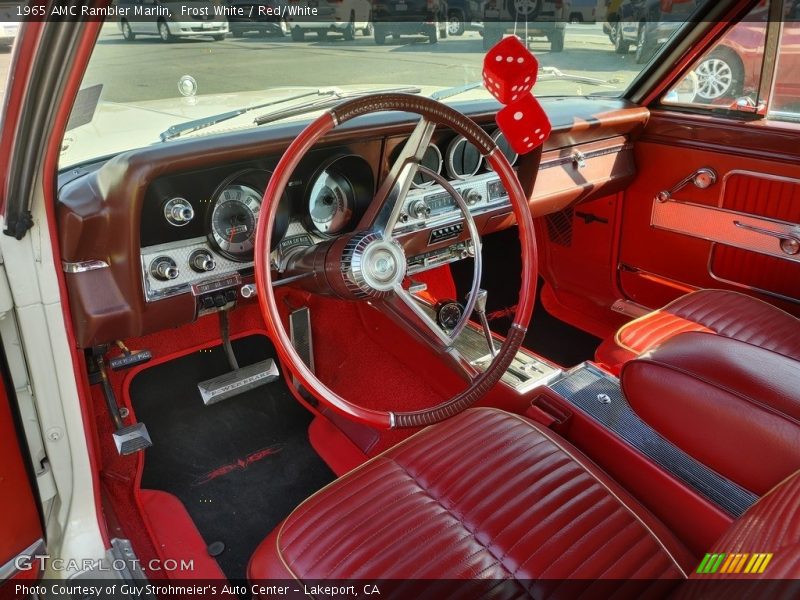  1965 Rambler Marlin Red/White Interior
