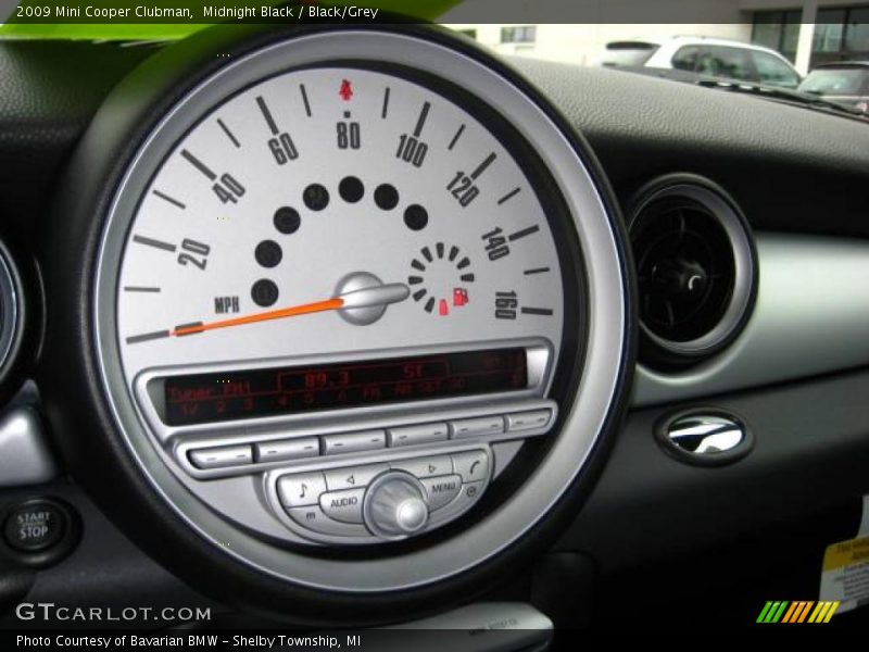 Midnight Black / Black/Grey 2009 Mini Cooper Clubman