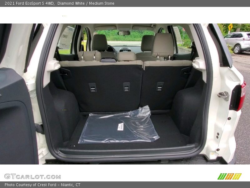 Diamond White / Medium Stone 2021 Ford EcoSport S 4WD