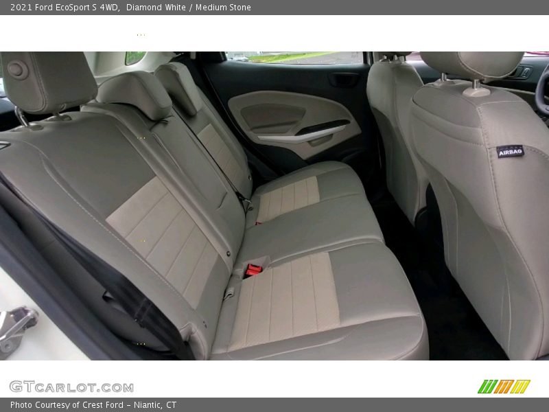 Diamond White / Medium Stone 2021 Ford EcoSport S 4WD
