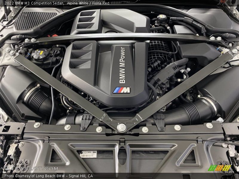  2022 M3 Competition Sedan Engine - 3.0 Liter M TwinPower Turbocharged DOHC 24-Valve Inline 6 Cylinder
