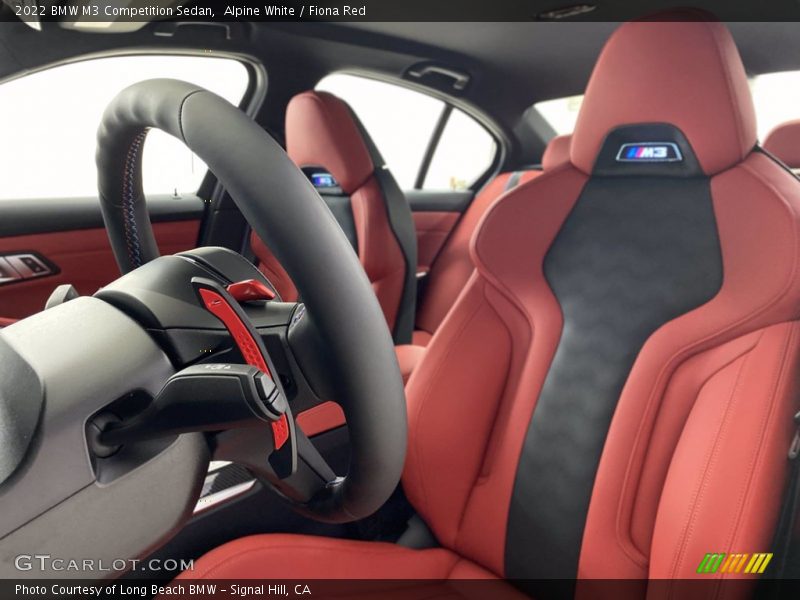 Front Seat of 2022 M3 Competition Sedan