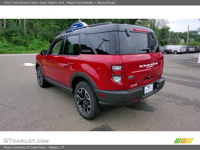 Rapid Red Metallic / Ebony/Roast 2021 Ford Bronco Sport Outer Banks 4x4