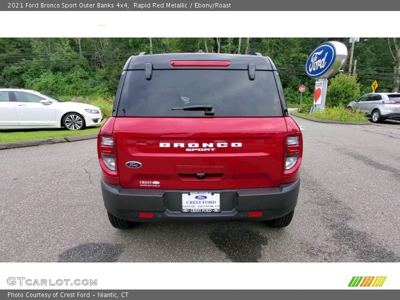 Rapid Red Metallic / Ebony/Roast 2021 Ford Bronco Sport Outer Banks 4x4