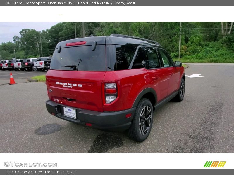 Rapid Red Metallic / Ebony/Roast 2021 Ford Bronco Sport Outer Banks 4x4