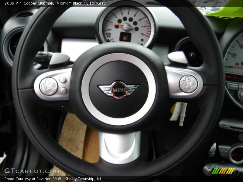 Midnight Black / Black/Grey 2009 Mini Cooper Clubman