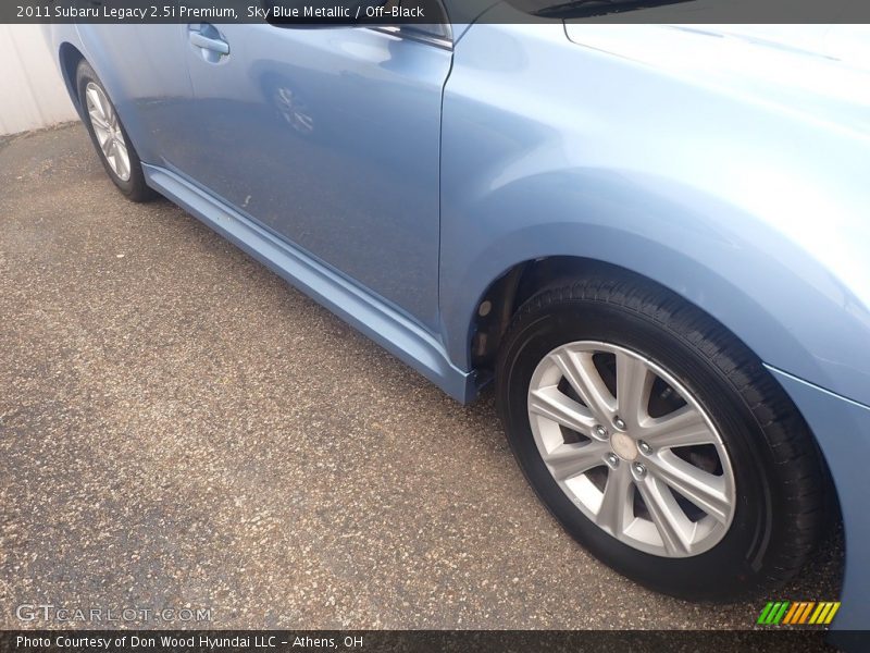 Sky Blue Metallic / Off-Black 2011 Subaru Legacy 2.5i Premium