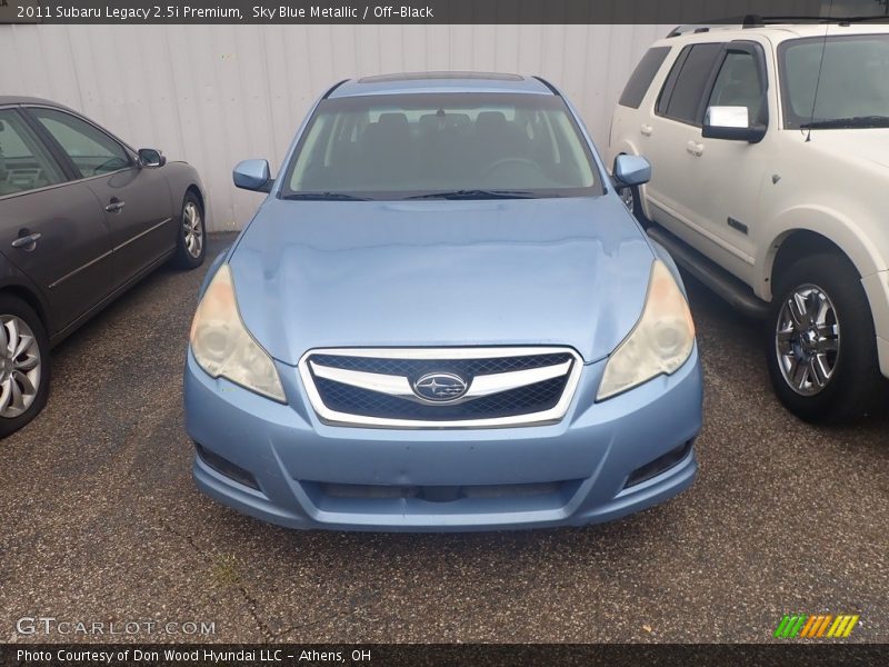 Sky Blue Metallic / Off-Black 2011 Subaru Legacy 2.5i Premium