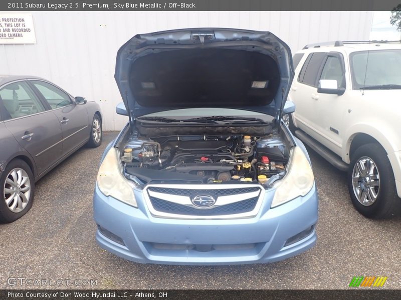 Sky Blue Metallic / Off-Black 2011 Subaru Legacy 2.5i Premium