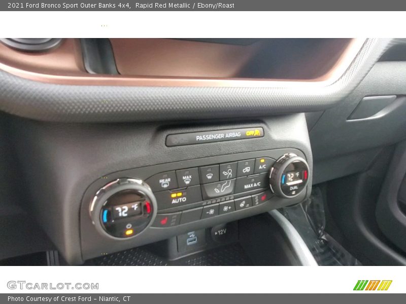 Controls of 2021 Bronco Sport Outer Banks 4x4