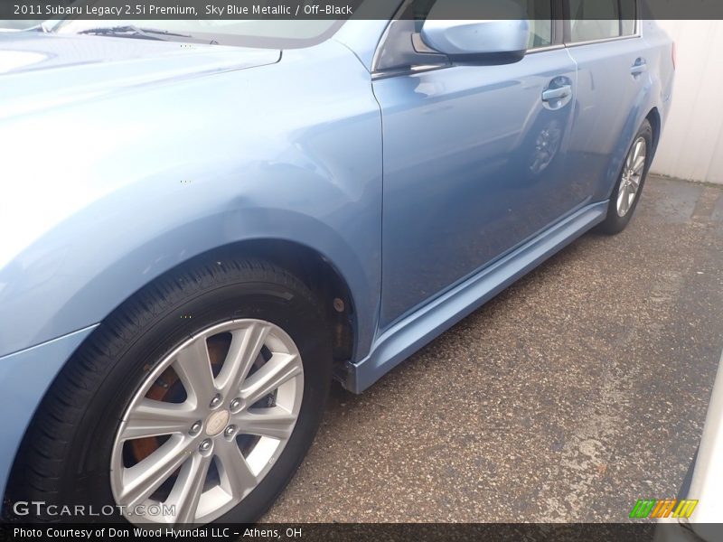 Sky Blue Metallic / Off-Black 2011 Subaru Legacy 2.5i Premium