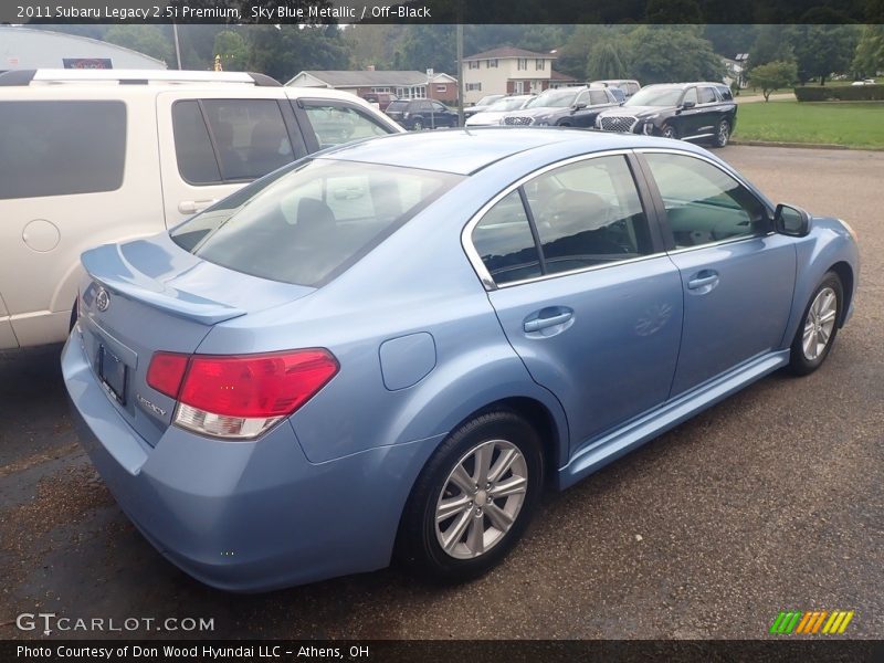 Sky Blue Metallic / Off-Black 2011 Subaru Legacy 2.5i Premium