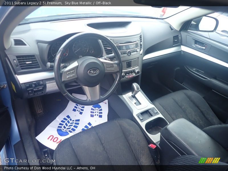 Sky Blue Metallic / Off-Black 2011 Subaru Legacy 2.5i Premium