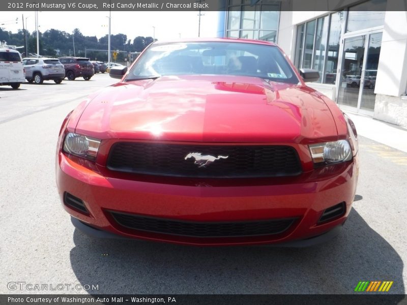 Red Candy Metallic / Charcoal Black 2012 Ford Mustang V6 Coupe