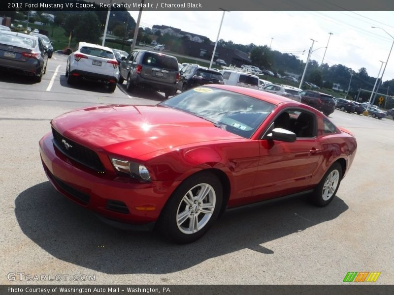 Red Candy Metallic / Charcoal Black 2012 Ford Mustang V6 Coupe