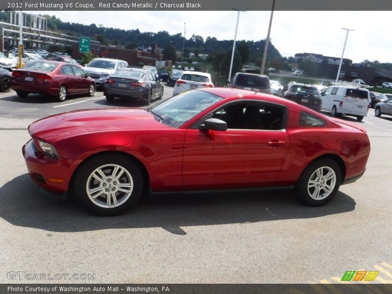Red Candy Metallic / Charcoal Black 2012 Ford Mustang V6 Coupe