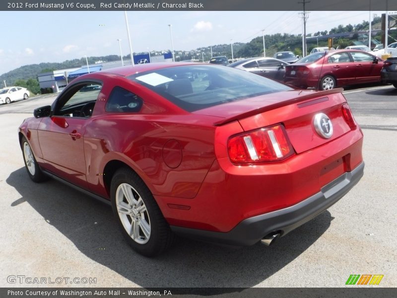 Red Candy Metallic / Charcoal Black 2012 Ford Mustang V6 Coupe