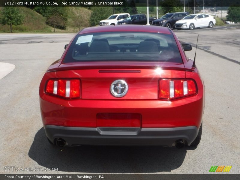 Red Candy Metallic / Charcoal Black 2012 Ford Mustang V6 Coupe